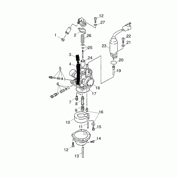 CARBURETOR - A02EA05CA (4970857085A08)