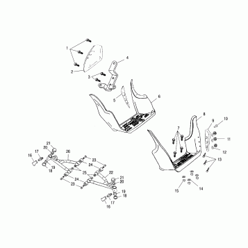 SWING ARM/FOOTREST - A02EA09CA/CB/CC (4970857085B03)