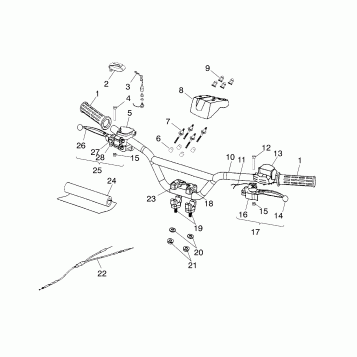 HANDLEBAR - A02EA05CA (4970857085B11)