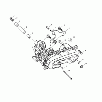 ENGINE BRACKET - A02EA05CA (4970887088A14)