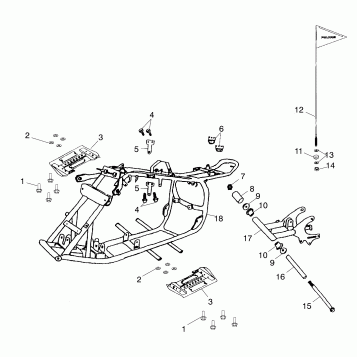 FRAME BODY - A02FA09CA/CB/CC (4970887088B01)