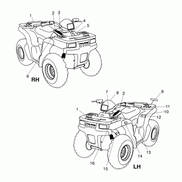 DECALS - A02FA09CA/CB/CC (4970887088C04)