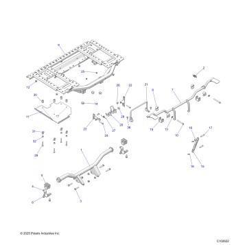 BODY, BOX, REAR FRAME AND PIVOT - A26SWE57AL (C102622)