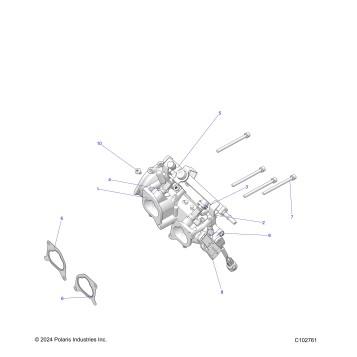 ENGINE, THROTTLE BODY - A25SGE95AT (C102761)
