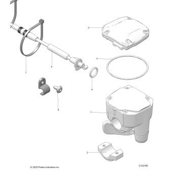 STEERING, CONTROLS, THROTTLE ASM. and CABLE - A26SDZ57AB (C102785)