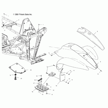 FRONT CAB - A02BG38CA (4974677467A03)