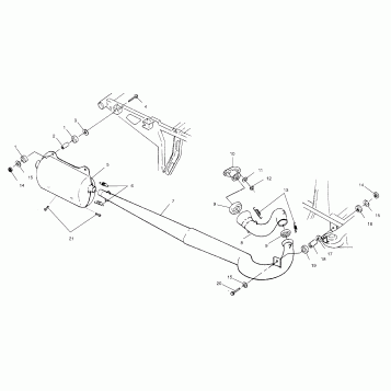 EXHAUST SYSTEM - A02BG38CA (4974677467A06)