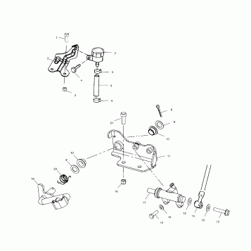 REAR BRAKE MASTER CYLINDER - A02BG38CA (4974677467C04)