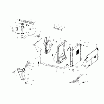 COOLING SYSTEM - A02CB50FC (4974857485A09)