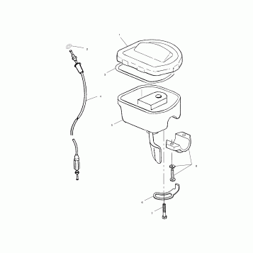 CONTROLS - THROTTLE ASM/CABLE - A02CB50FC (4974857485A12)