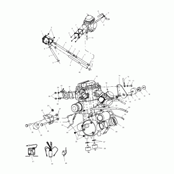 ENGINE MOUNTING - A02CB50FC (4974857485A13)