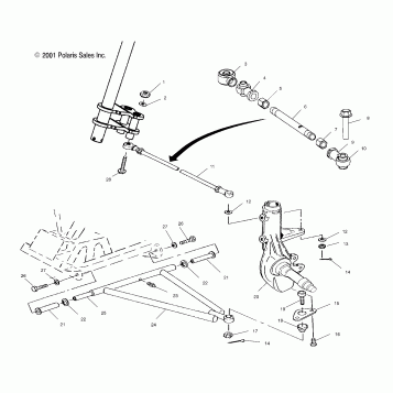 A-ARM/STRUT MOUNTING - A02CB50FC (4974857485B06)