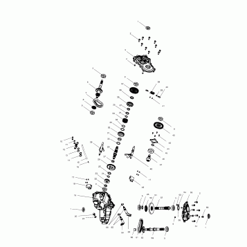 GEARCASE (Not All Internal Service Parts are Readily Available) - A02CB50FC (4974857485C09)