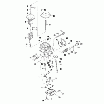CARBURETOR - A02CB50FC (4974857485D03)