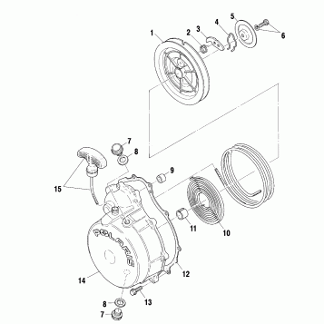 RECOIL STARTER - A02CB50FC (4974857485D07)