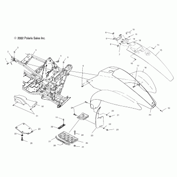 FRONT CAB - A03BA25CA/CB (4975037503A03)