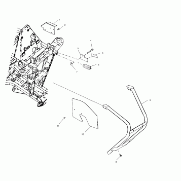 FRONT BUMPER and SHIELDS - A03BA25CA/CB (4975037503A05)