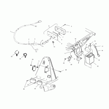 ELECTRICAL/TAILLIGHT - A04BA25CA/CB (4975037503B10)