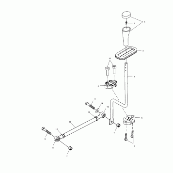 GEAR SELECTOR - A03BA25CA/CB (4975037503C02)