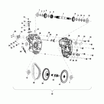 GEARCASE - A02BA38CA (4969936993C07)