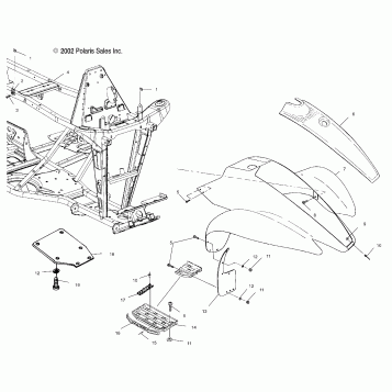 FRONT CAB - A03BG50AA (4975117511A03)