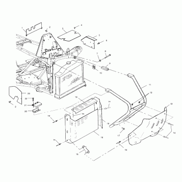 FRONT BUMPER AND SHIELDS - A03BG50AA (4975117511A05)