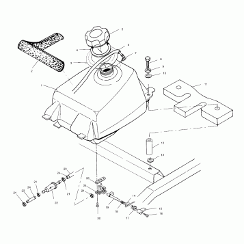 FUEL TANK - A03BG50AA (4975117511A12)