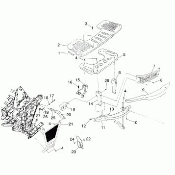 FRONT RACK and BUMPER MOUNTING - A03CB32AA/FC (4975157515A07)