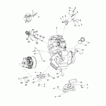 ENGINE MOUNTING - A03CB32AA/FC (4975157515A11)