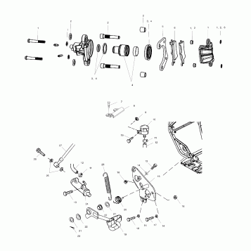 REAR BRAKE - A03CD50FB (4975217521A09)