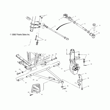 A-ARM/STRUT MOUNTING - A03CD32AA/AB/AC/FB (4975217521C01)