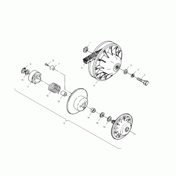 DRIVEN CLUTCH - A03CD50FB (4975217521C03)