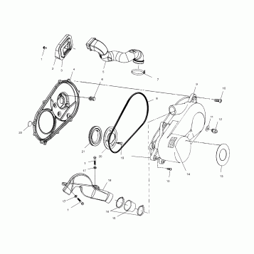 CLUTCH COVER - A03CB32AA/FC (4975217521C05)