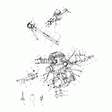 ENGINE MOUNTING - A03CD50FB (4975277527A11)