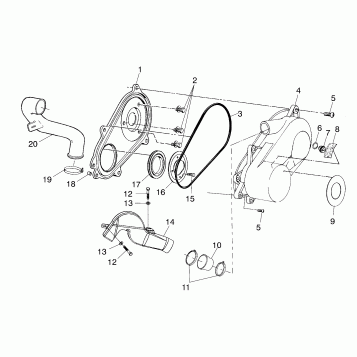 CLUTCH COVER - A03CD50FB (4975277527C05)