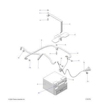 ELECTRICAL, BATTERY - A25SYY95AH (C102734)