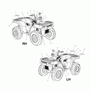 DECALS - A03CH42AA/AB/AC (4975377537A08)