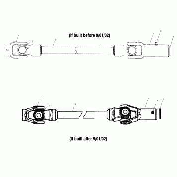 PROP SHAFT - A03CH42AA/AB/AC (4975377537B07)