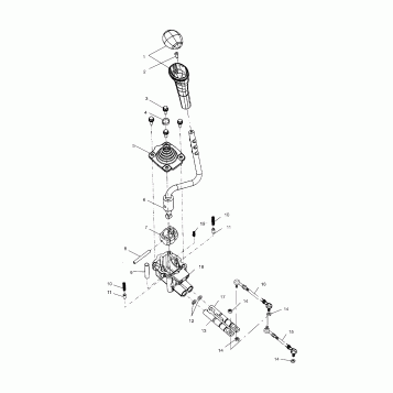 GEAR SELECTOR - A04CH50AA/AC/AE/AG (4975377537C03)