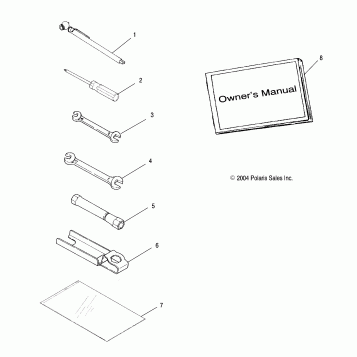 TOOL KIT - A02CH42AA (4968536853D14)