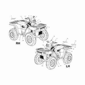 DECALS - A03CH50AA/AB/AC/AD/AE/AH/AJ (4975417541A09)