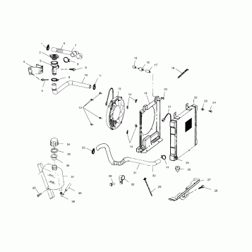 COOLING SYSTEM - A04CH50AA/AC/AE/AG (4986088608A10)