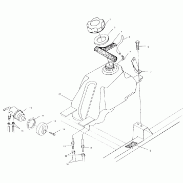 FUEL TANK - A03CH50AA/AB/AC/AD/AE/AH/AJ (4975417541A12)