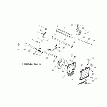 COOLING SYSTEM - A03CH68AA/AC/AF/AH/AL (4975557555A10)