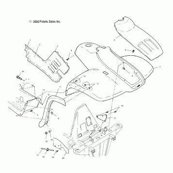 FRONT CAB - A03CL50AA (4975687568A03)