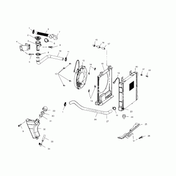 COOLING SYSTEM - A03CL50AA (4975687568A07)