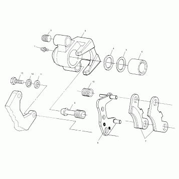 FRONT BRAKE - A03CL50AA (4975687568B04)