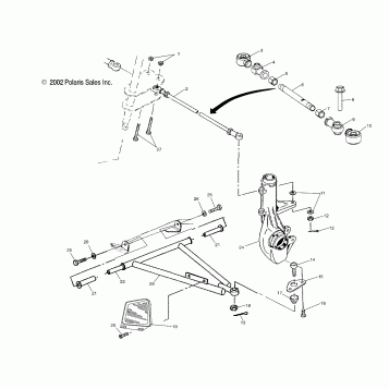 A-ARM/STRUT MOUNTING - A03CL50AA (4975687568B05)