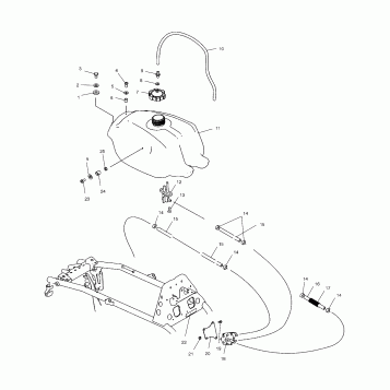 FUEL TANK - A03GJ50AA/AB (4975767576A14)