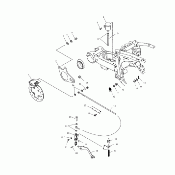 REAR BRAKE - A03GJ50AA/AB (4975767576B07)